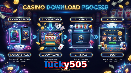 Game list for Lucky505 download section